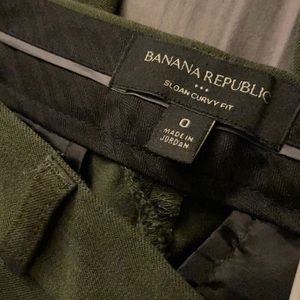Banana Republic Sloan Curvy Fit sz 0 pants
